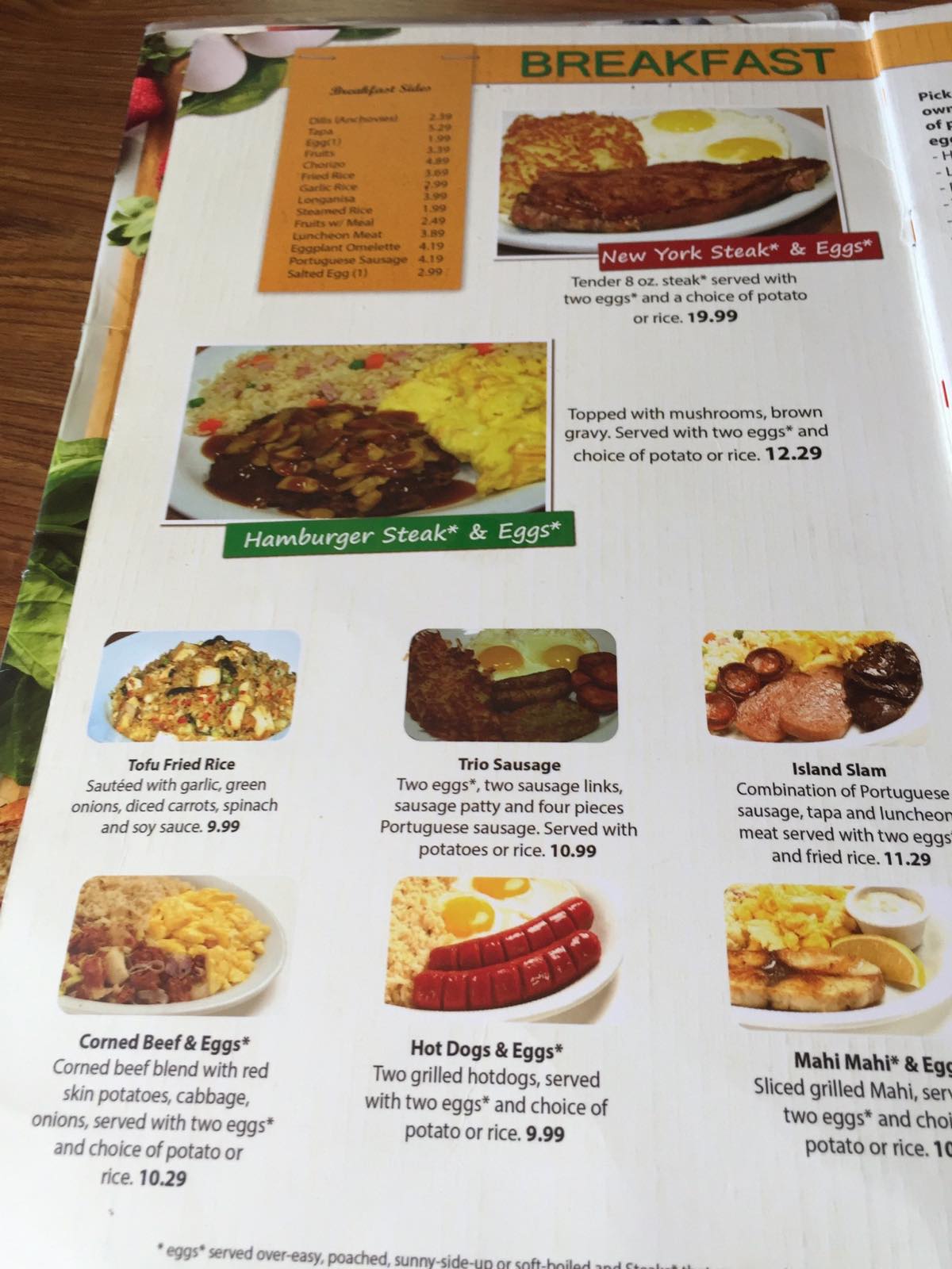 Denny's of Guam Local Menu (Feb. 2020 Update)